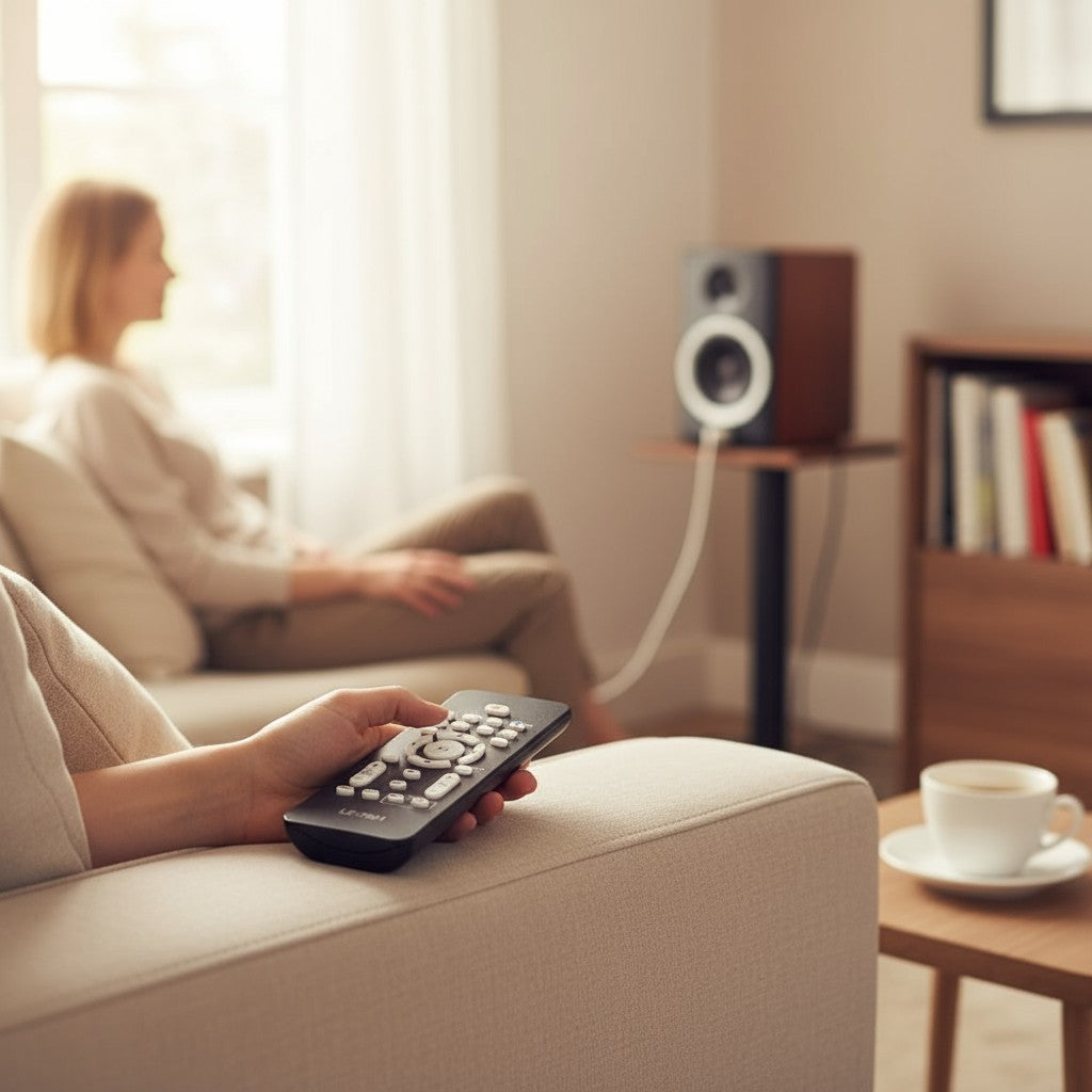 Controle Remoto WLW-7901 Compatível com Som Philips NX5, NX6, NX7 e Outros