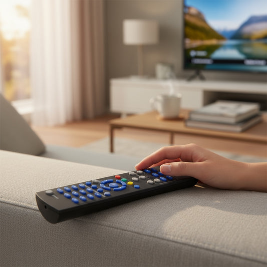 Controle Remoto WLW-7402 Compatível com TVs LCD CCE – Substituto Genérico de Alta Qualidade, Fácil de Usar, Sinal IR Estável e Teclas com Ótima Resposta