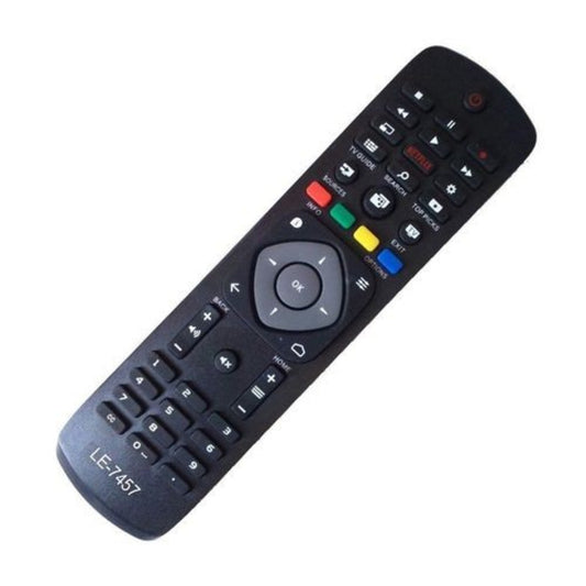 Controle Remoto WLW-7457 Compatível com TVs Philips Smart e LED – Modelos 40PUG6300/78, 43PFG5102/78, 55PUG7100/78, 50PUG6102/78, 32PHG5813, 32PHG5813/78, 43PFG5813 – Substituto de Alta Qualidade e Fácil de Usar