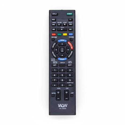 Controle Remoto WLW-7009 Compatível com TVs Sony XBR-46HX925 e XBR-49X855B – Substituto Perfeito, Alta Precisão, Teclas Macias e Sinal IR Estável