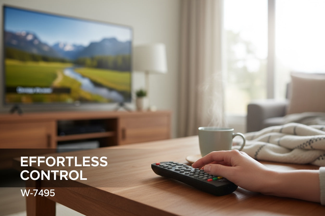 Controle Remoto WLW-7495 Compatível com Conversores Digitais Infokit – Modelos ITV C-10, ITV-C20, ITV-300, ITV-500, ITV-100, ITV-200 e ITV-400 – Substituto de Alta Qualidade, Teclas Macias e Fácil de Usar