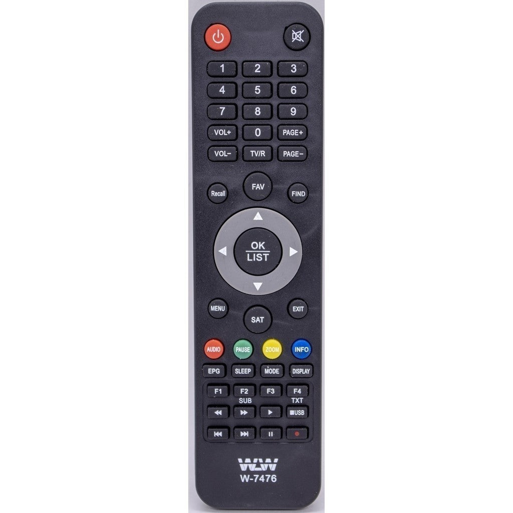 Controle Remoto Compatível AZAmerica S1001 S1005 S926 S2005 – Substituto Perfeito, Pronto para Uso – WLW-7476