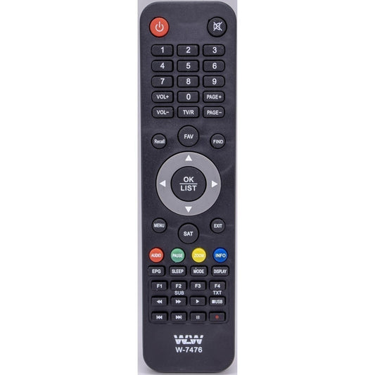 Controle Remoto Compatível AZAmerica S1001 S1005 S926 S2005 – Substituto Perfeito, Pronto para Uso – WLW-7476