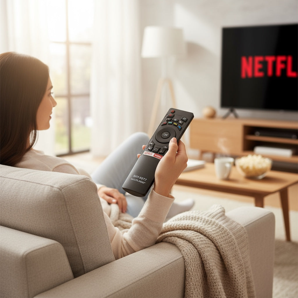 Controle Remoto WLW-9077 Compatível com TV Multilaser TL006 RC3442108/01