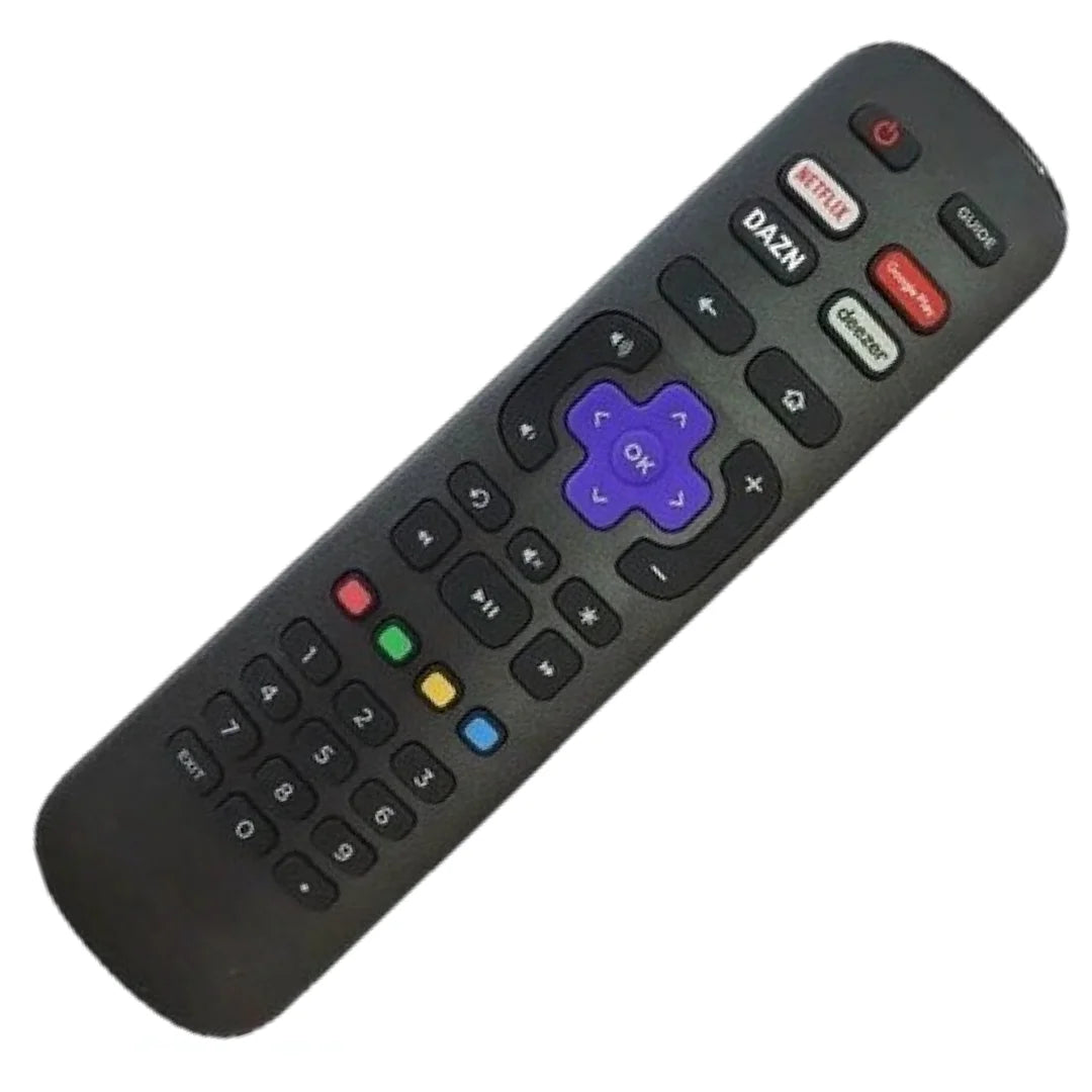 Controle Remoto WLW-7246 Compatível com TV AOC Roku TV – Botões DAZN, Deezer, Netflix – Substituto LE-7246 para Diversos Modelos AOC