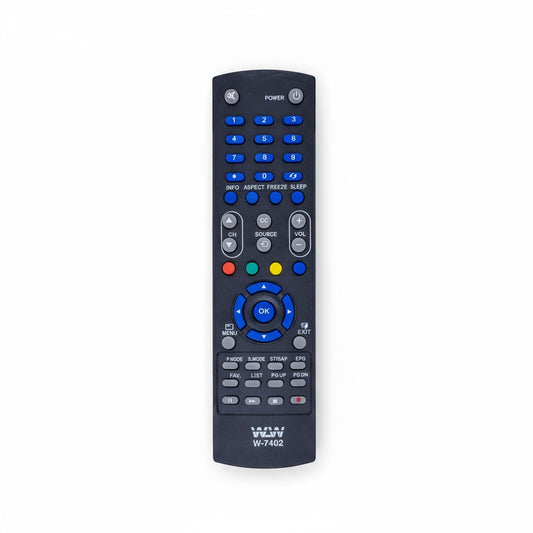 Controle Remoto WLW-7402 Compatível com TVs LCD CCE – Substituto Genérico de Alta Qualidade, Fácil de Usar, Sinal IR Estável e Teclas com Ótima Resposta