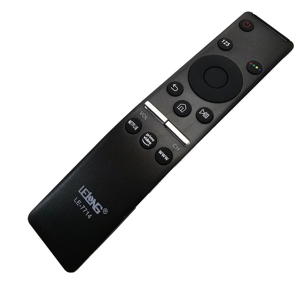 Controle Remoto WLW-9111 Compatível com Smart TV Samsung 4K – Atalhos Netflix e Prime Video – Substituto para Séries KU, MU, NU, RU e KS