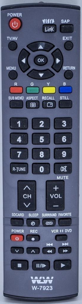 Controle Remoto WLW-7923 Compatível com TVs Panasonic LCD e Plasma – Modelos TH-50PV70LB, TH-40PV70LB, TH-42PV70LB, MAX-7923 e CRS-7923 – Substituto de Alta Qualidade e Fácil de Usar