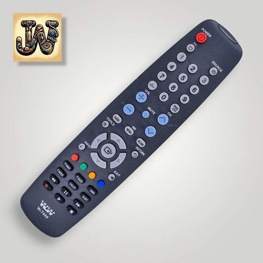 Controle Remoto WLW-7444 Compatível com Samsung TV – Substitui BN59-00868A, BN59-00690A e BN59-00869A – Modelo com Botão Futebol, Pronto para Uso, Plástico PVC Resistente