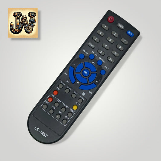 Controle Remoto WLW-7257 Compatível com Cromus TV Free – Substituto Similar, Alta Precisão, Funções Completas e Instalação Imediata – Não Requer Programação, Basta Inserir Pilhas