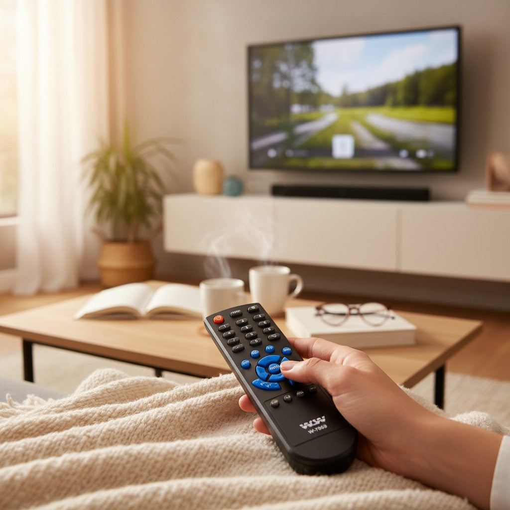 Controle Remoto WLW-7953 Compatível com TVs Lenox – Substituto de Alta Qualidade, Pronto para Uso, Ideal para Modelos LED e LCD