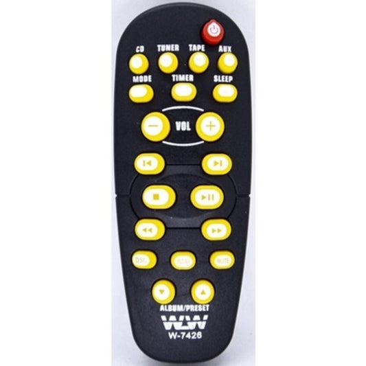 Controle Remoto WLW-7426 / W-7426 Compatível com Som Philips MC-M250