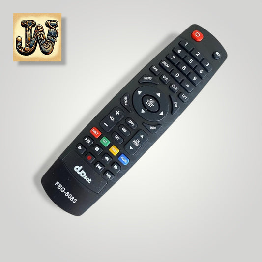 Controle Remoto WLW-9047 Compatível com Receptores DuoSat OY S, Maxx HD, Next FX, Next FX Lite, Next UHD, Next UHD Lite, Nano HD, Prodigy S, Switch ON, Trend S, Troy HD Legacy, Troy HD Platinum, Troy S HD, Wave HD