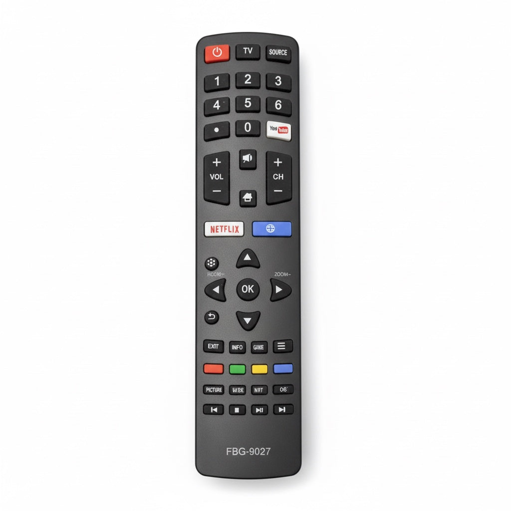 Controle Remoto TV Smart WLW-A8237 – Compatível com modelos Philco PH42D, PH42M, PH32M, PH32D, PH32 LED, PH46 LED, PH55 LED, RC3100L03, PH39F33DSG e PH58E30DSG – Botões Netflix e YouTube