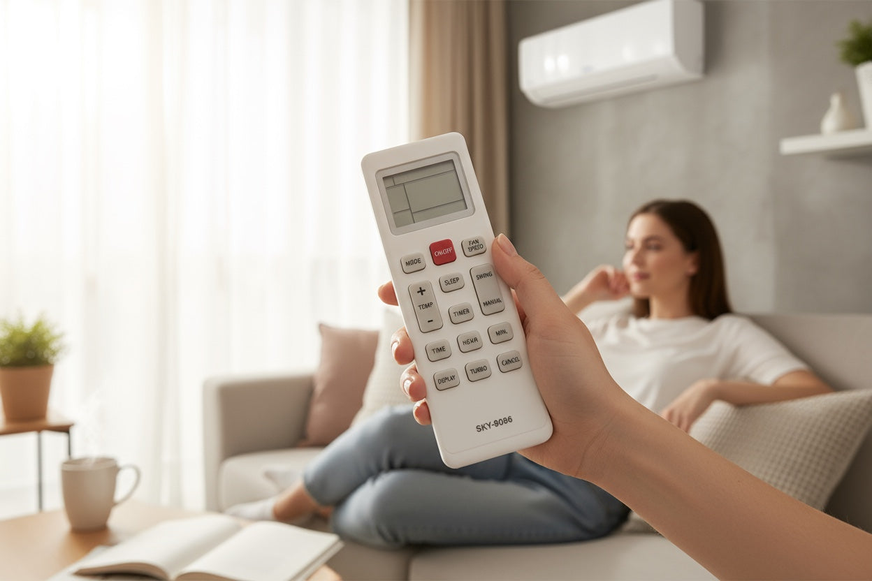 Controle Remoto WLW-9086 Compatível com Ar Condicionado Philco FM3 FM4 FM5 – Substituto de Alta Qualidade para PAC9000, PH12000, PH18000 e PH24000