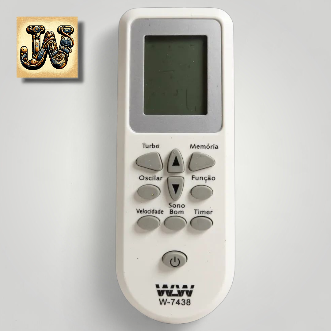 Controle Ar Condicionado Compativel C/ Consul Le-7438 - Substituto Compatível