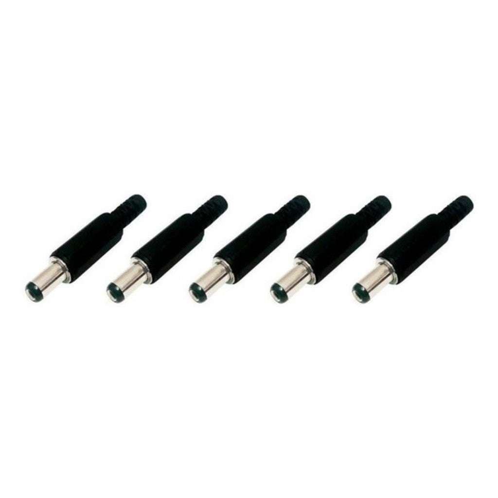 pacote 10 Conector plug P4 plástico Com Bornet